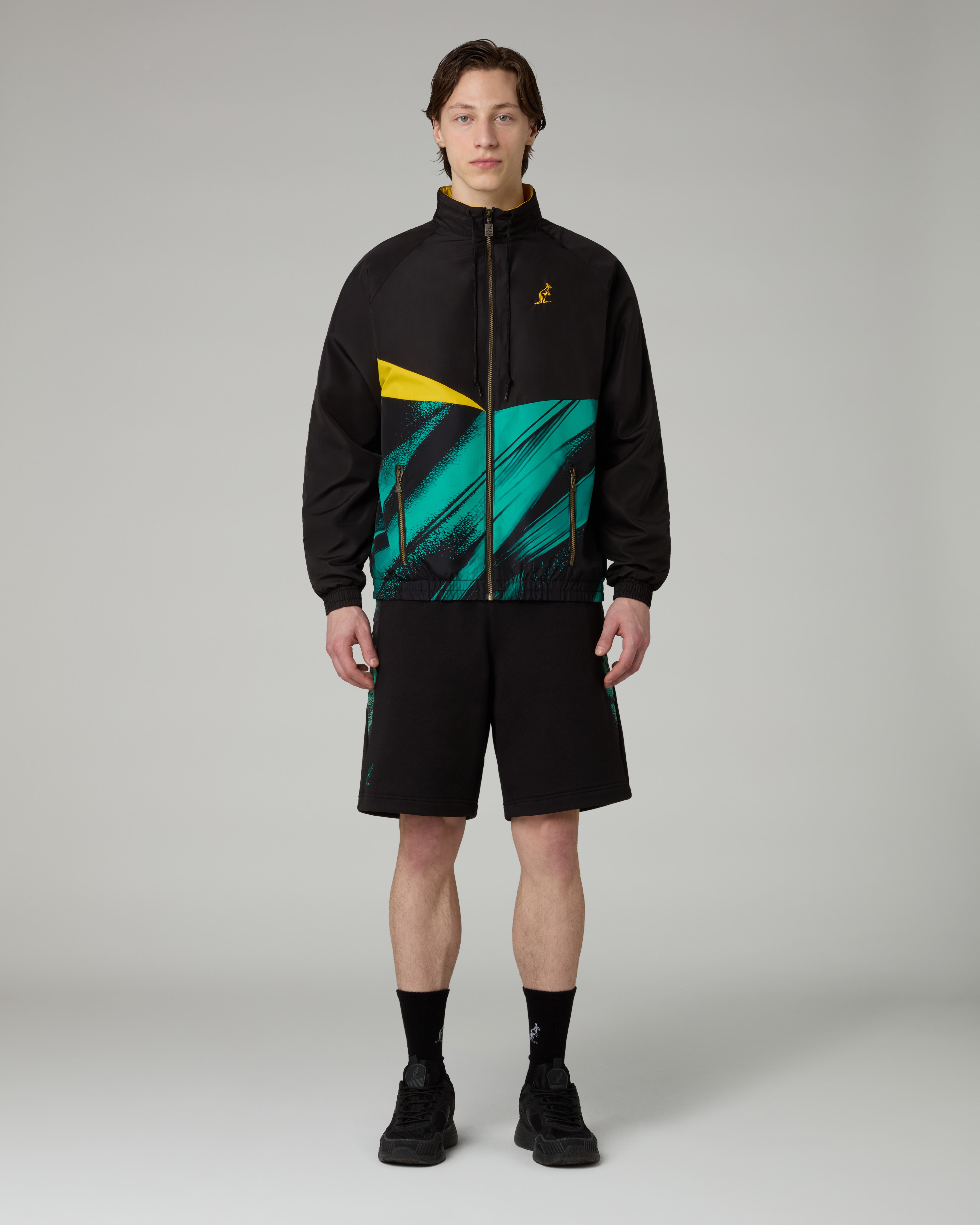 Brush Panel Track Jacket