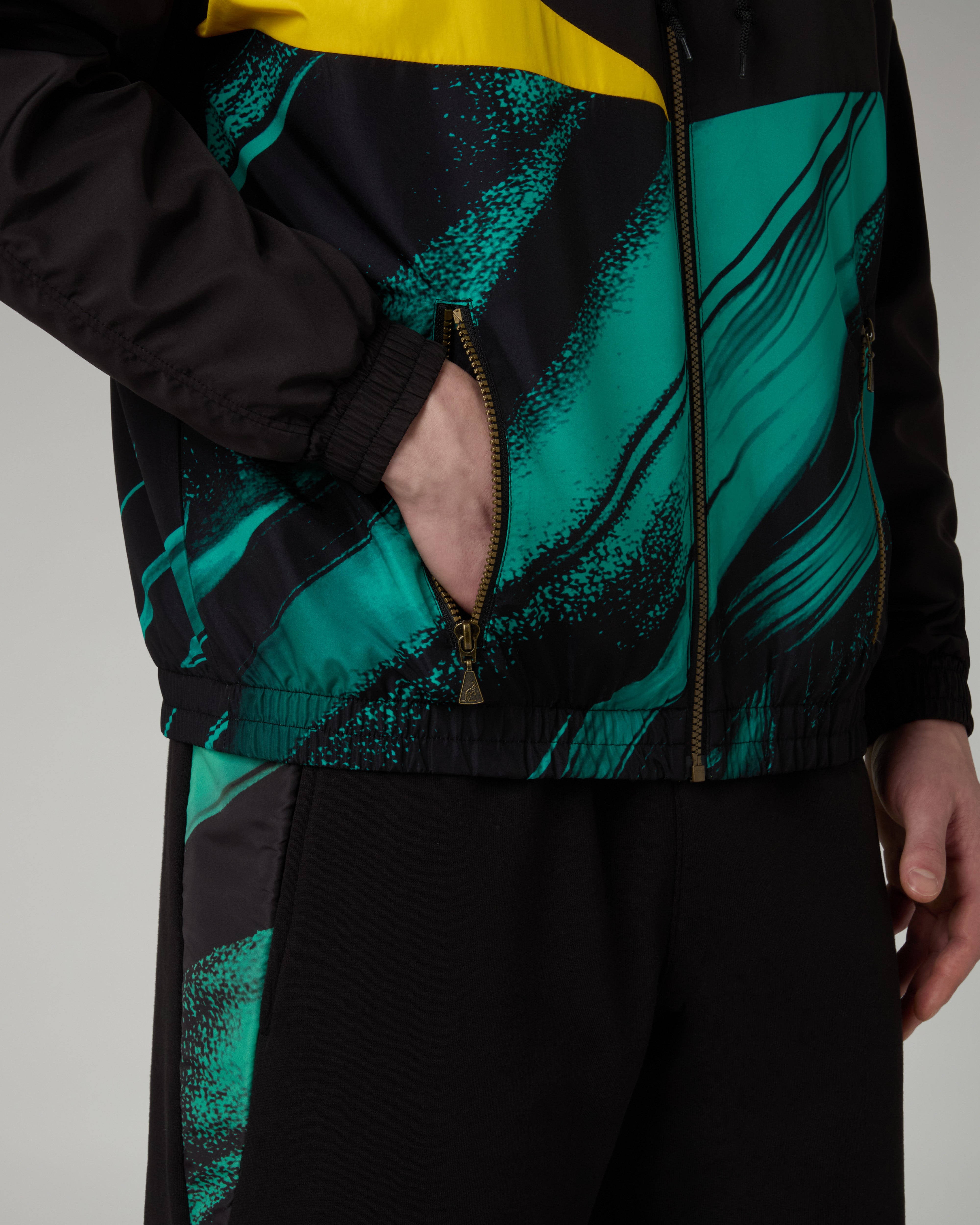 Brush Panel Track Jacket