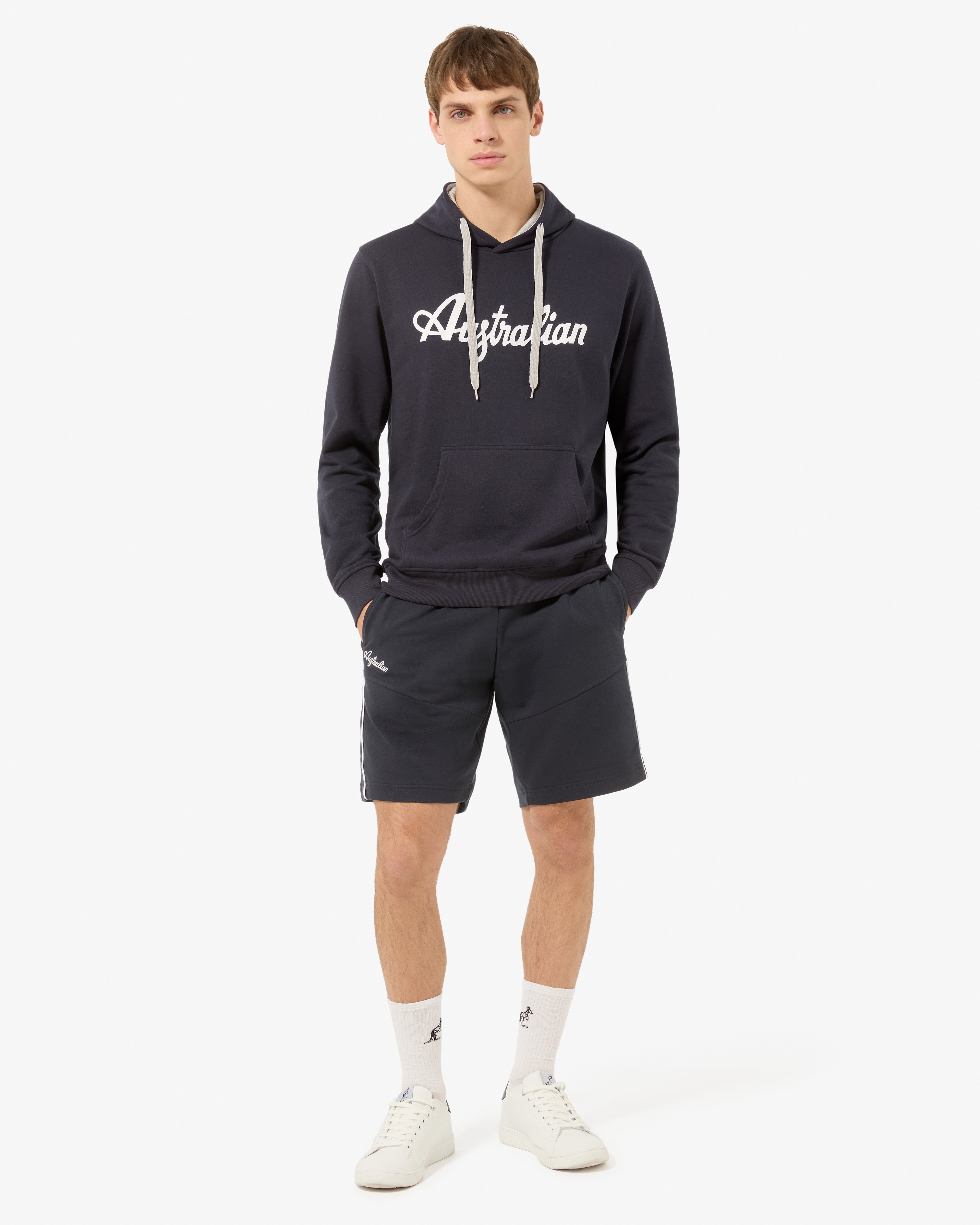 Fleece Logo Hoodie: Australian Sportswear