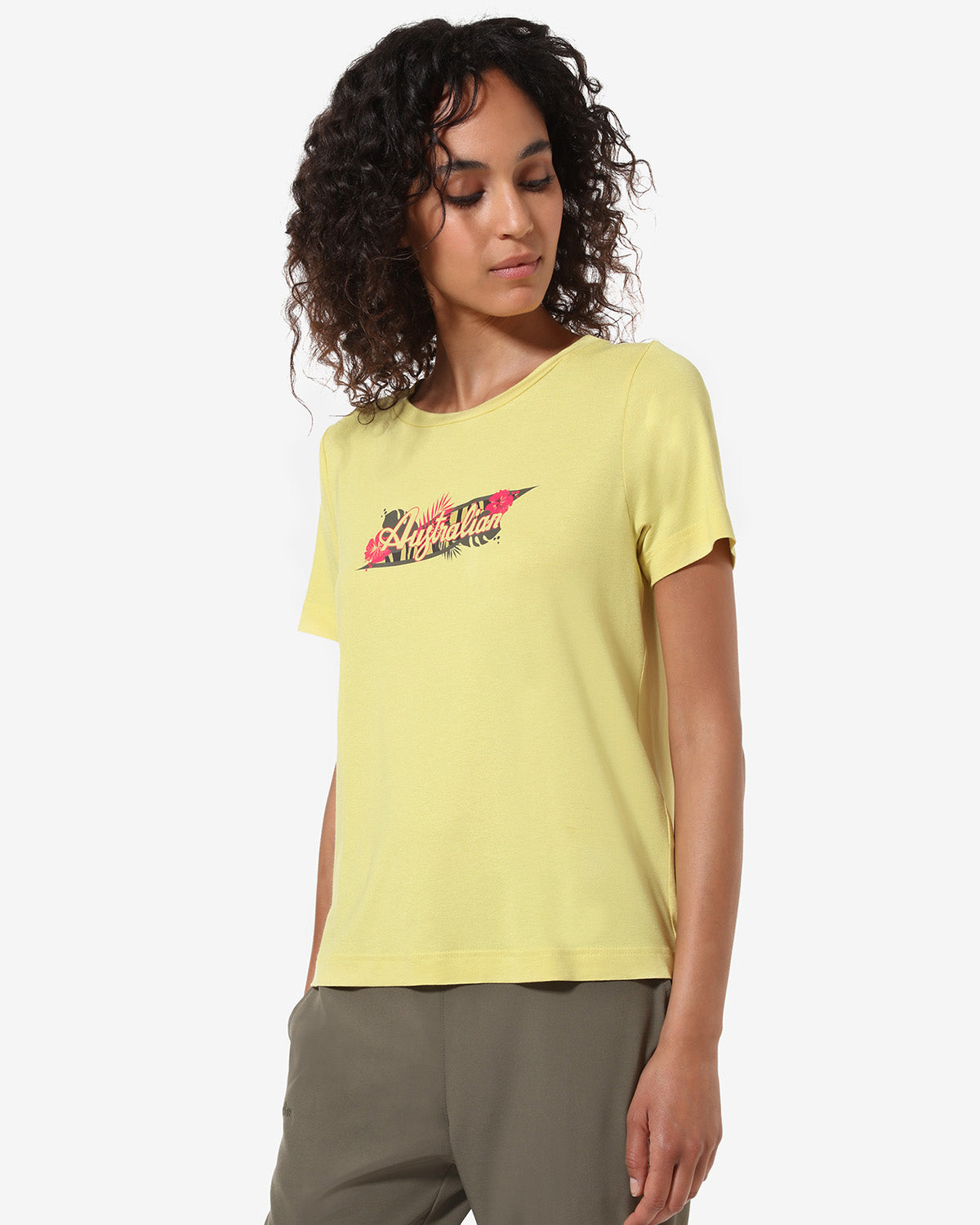 Logo Flowers T-shirt: Australian Sportswear