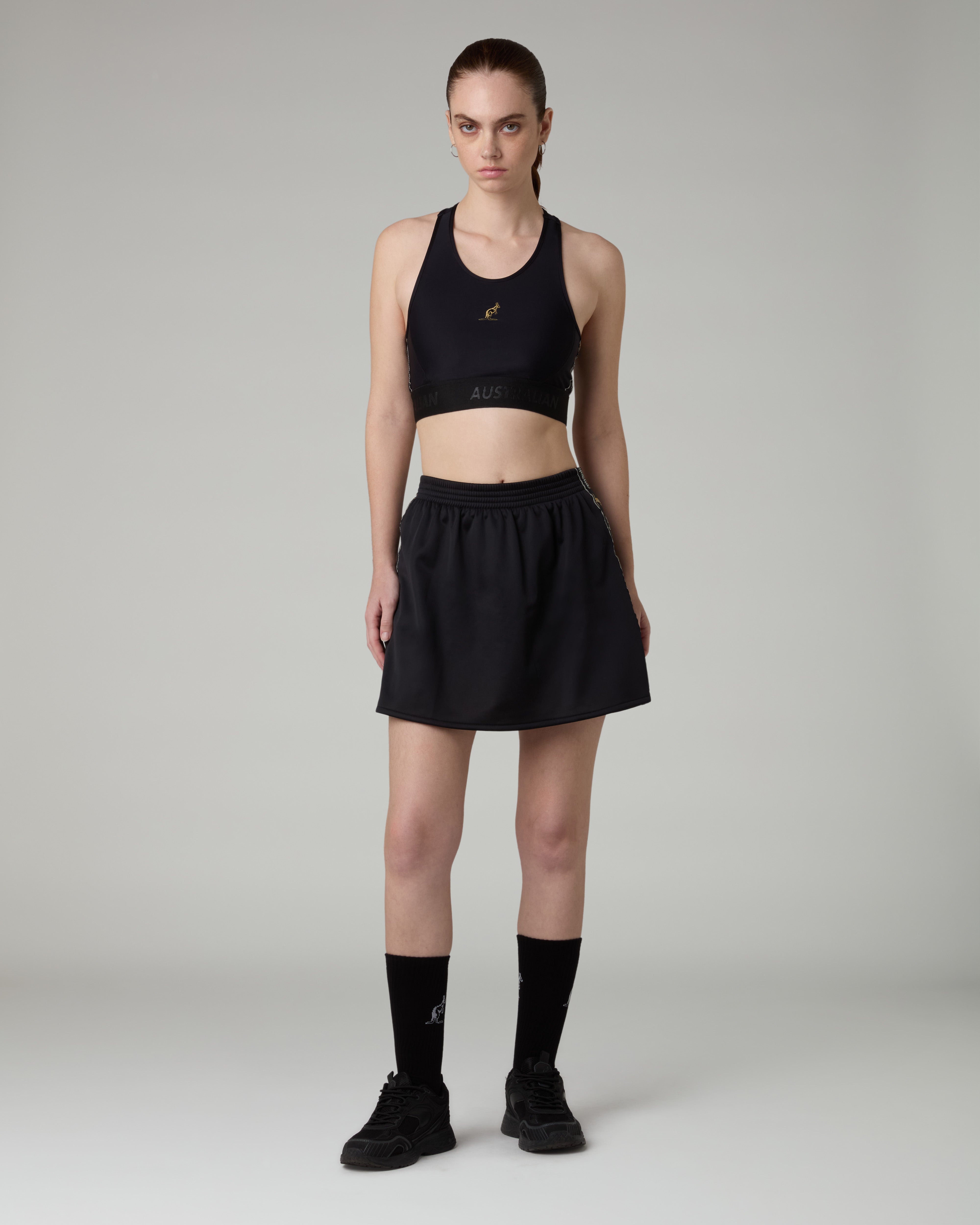 Black Tape Skirt