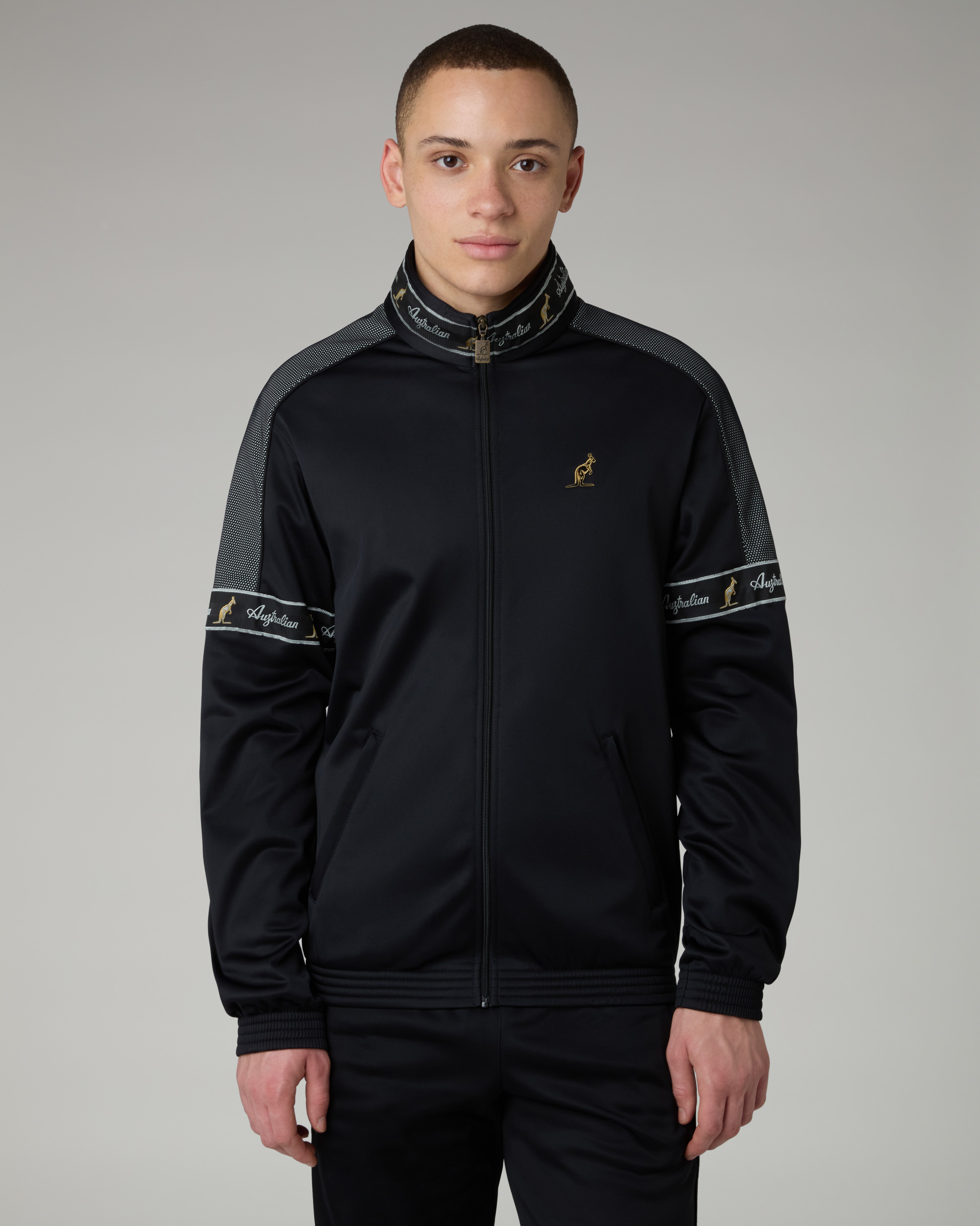 Black Tape Track Jacket