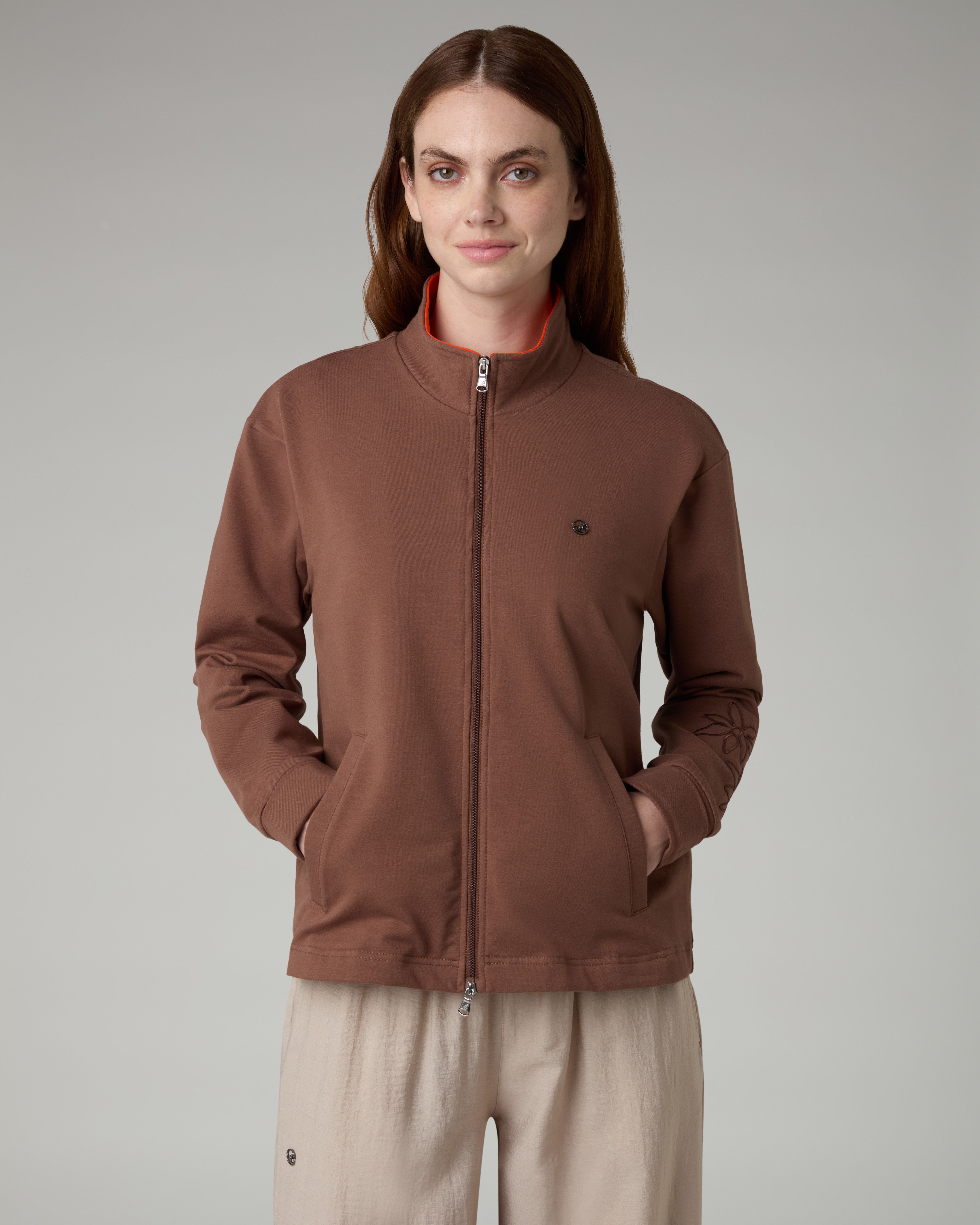 Patch Flowers Track Jacket