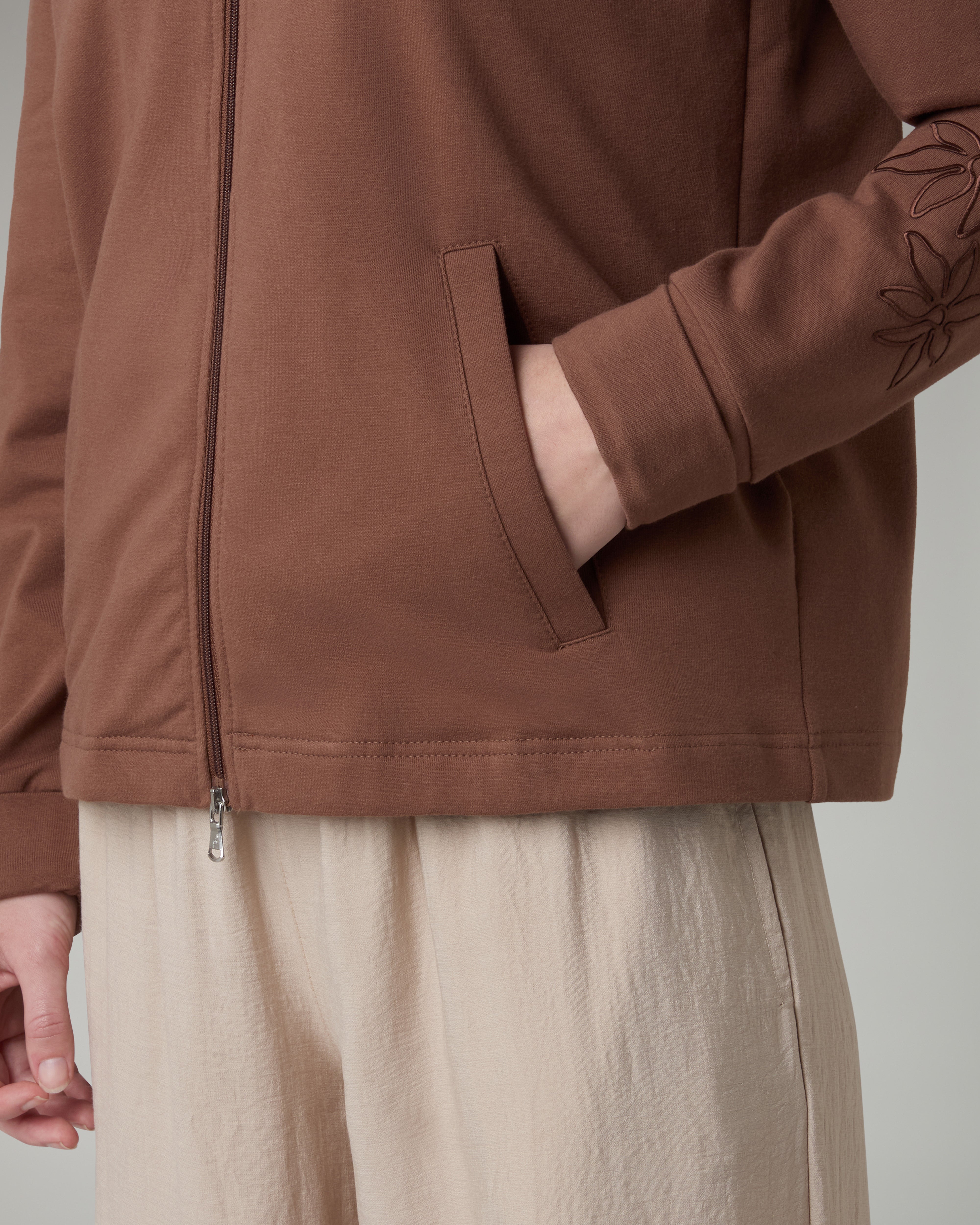 Patch Flowers Track Jacket