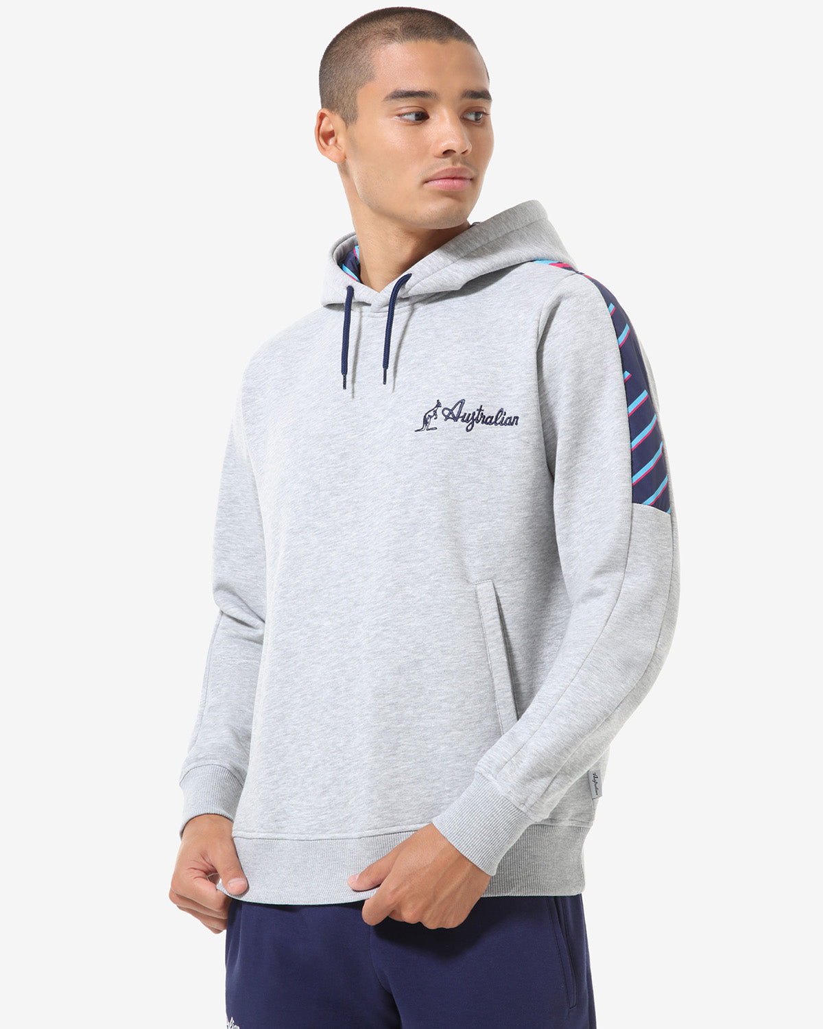 All Over Lines Insert Hoodie: Australian Sportswear
