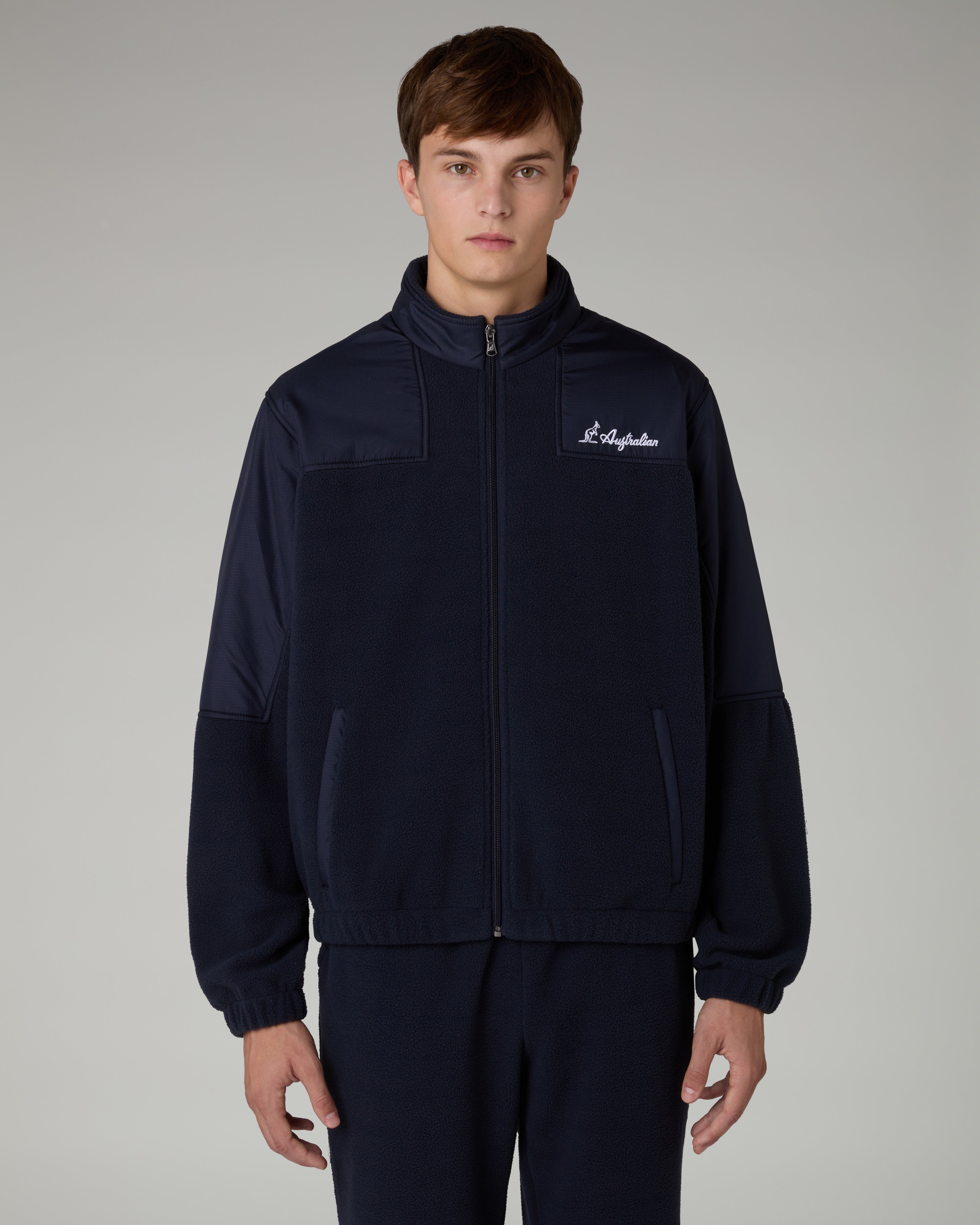 Color Block Track Jacket