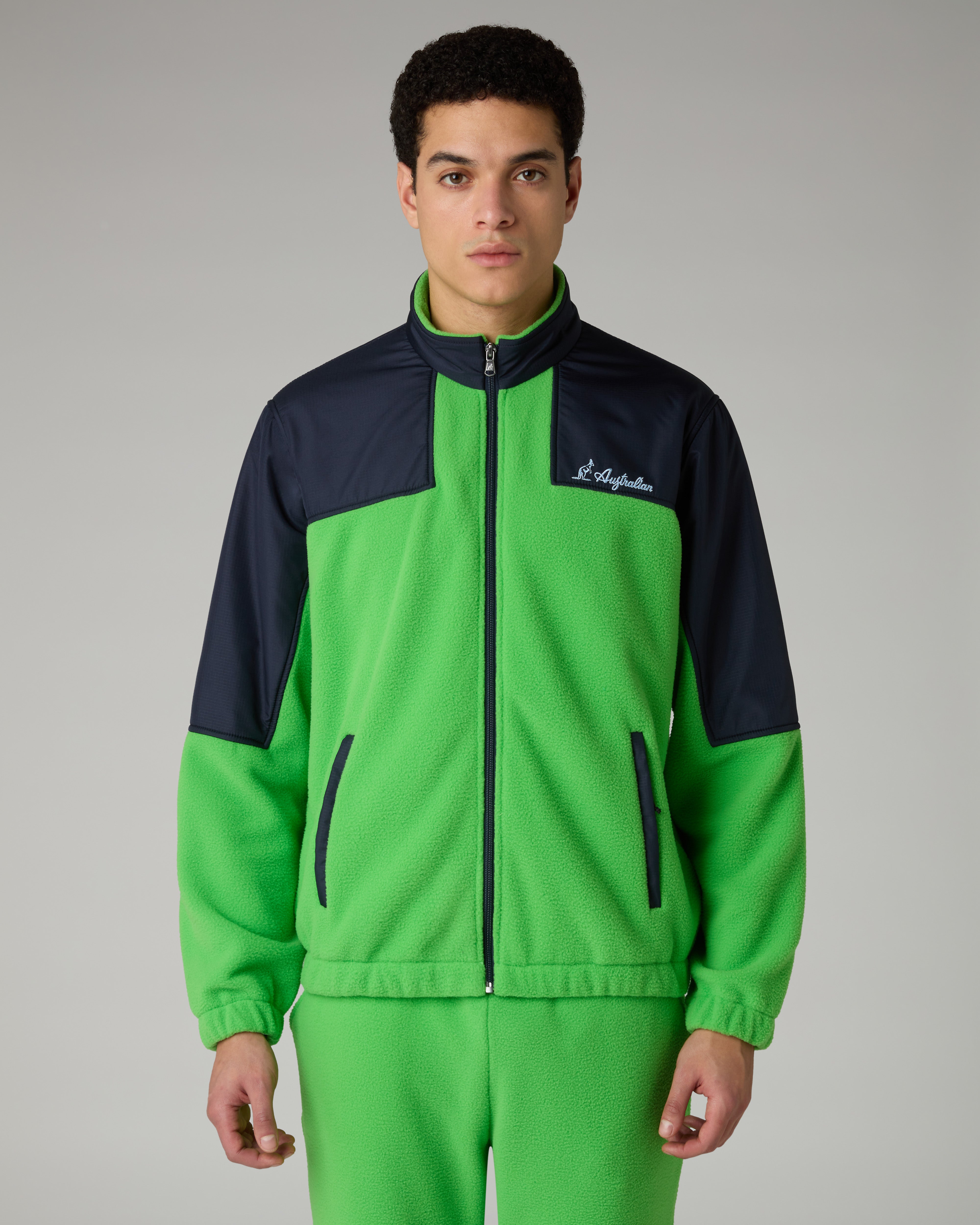 Color Block Track Jacket
