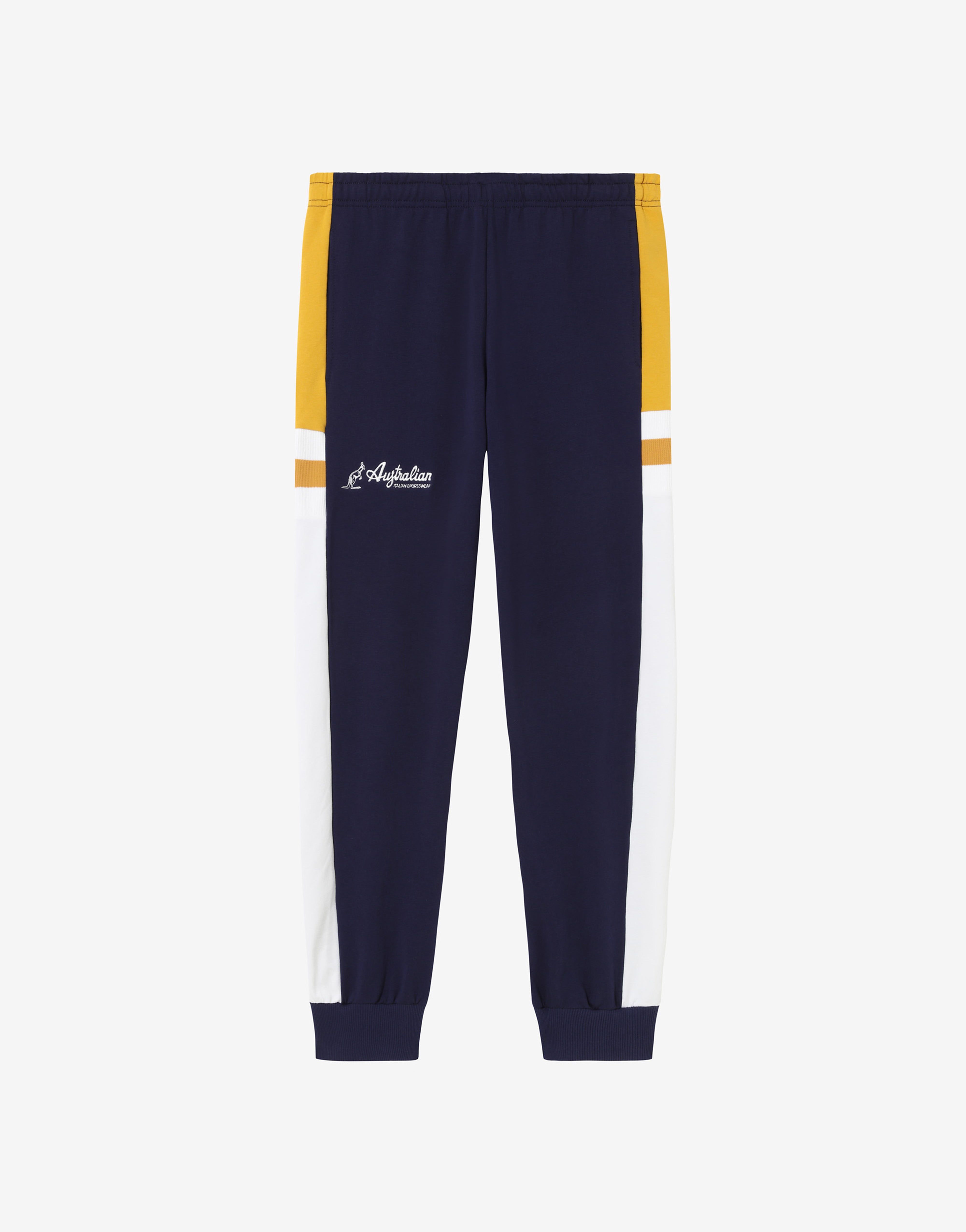 Ribbed Knit Insert Track Pant: Australian Sportswear 