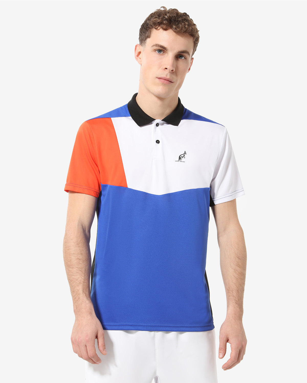 Color block store polo shirt