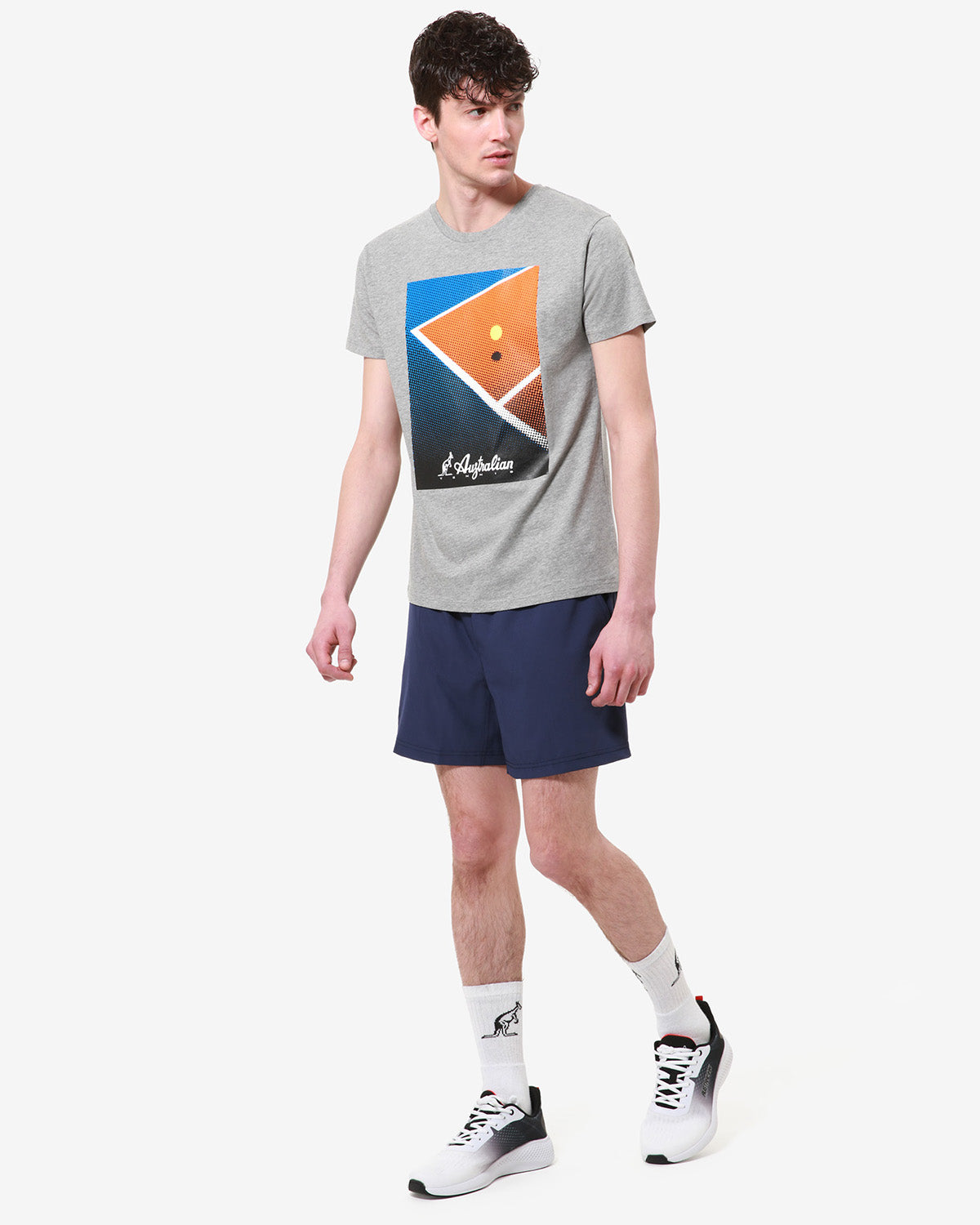 Court Graphic T-shirt: Australian Tennis