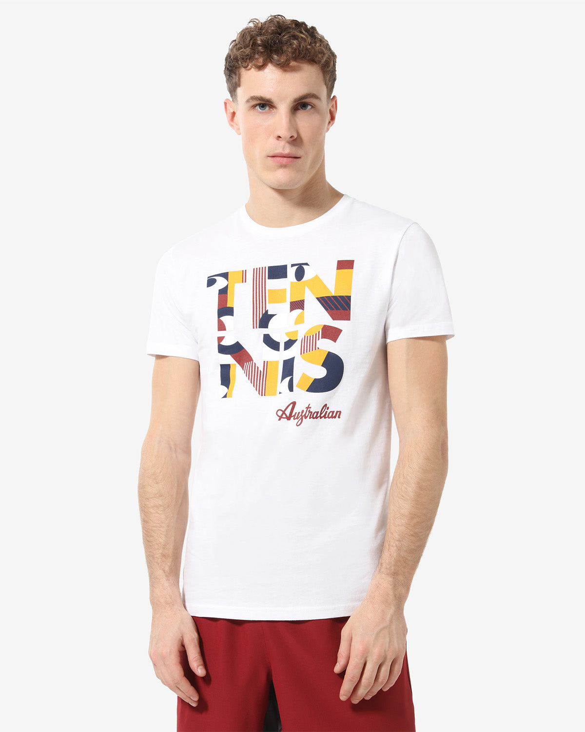 Tennis Geometry T-shirt: Australian Tennis