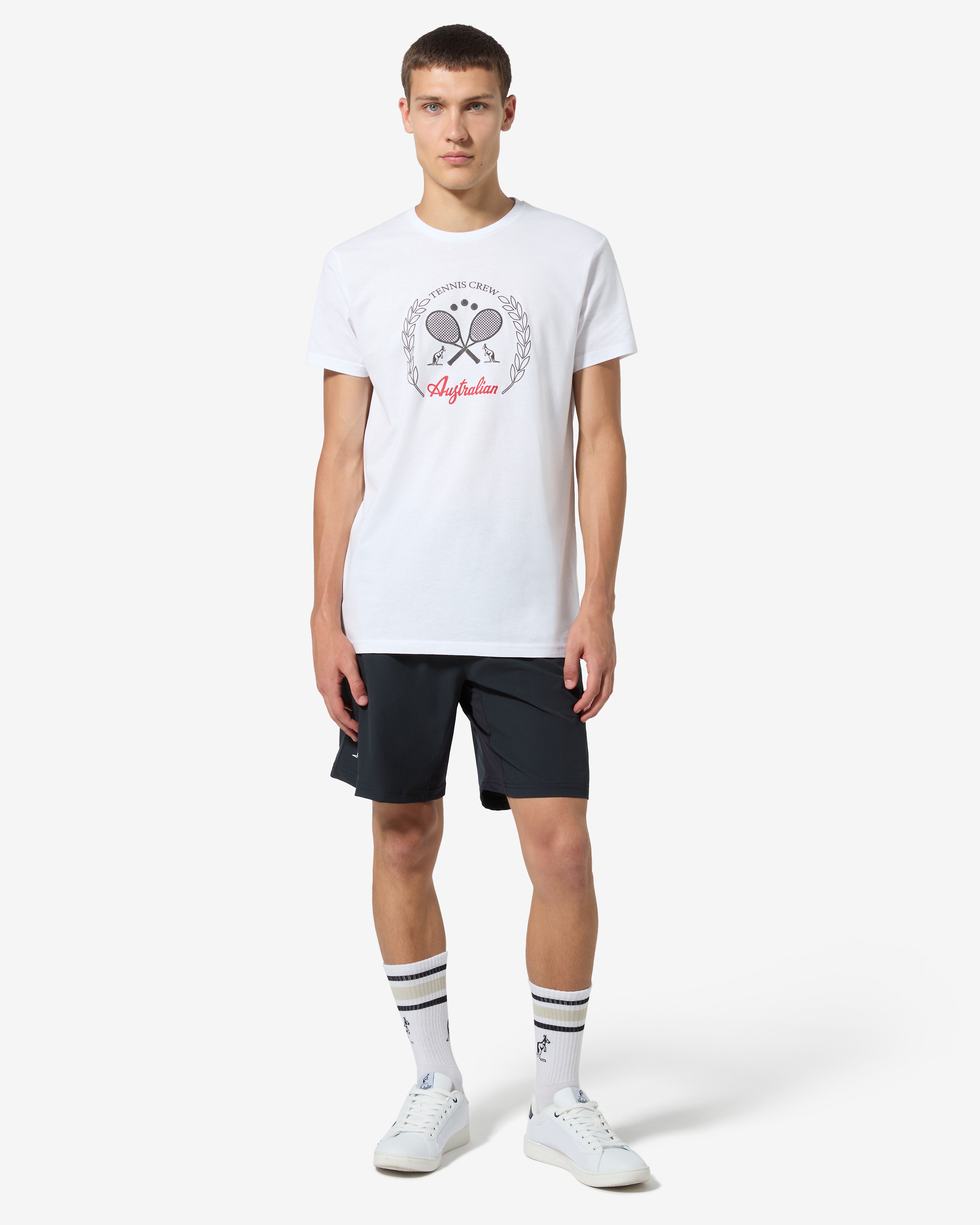 Tennis Crew Cotton T-shirt